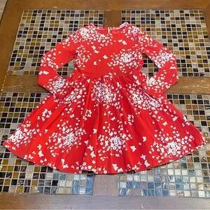 knee length dresses for ladies Girls Boden Flutter Flower Rainbow Dress